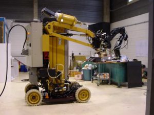 Robot industriel de démantèlement nucléaire téléopéré